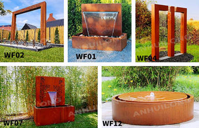 corten steel Water fountains